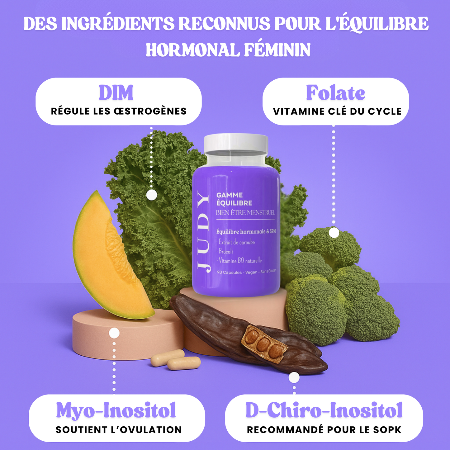 Judy Équilibre - Soutien naturel du cycle féminin