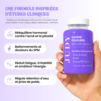 Judy Équilibre - Soutien naturel du cycle féminin