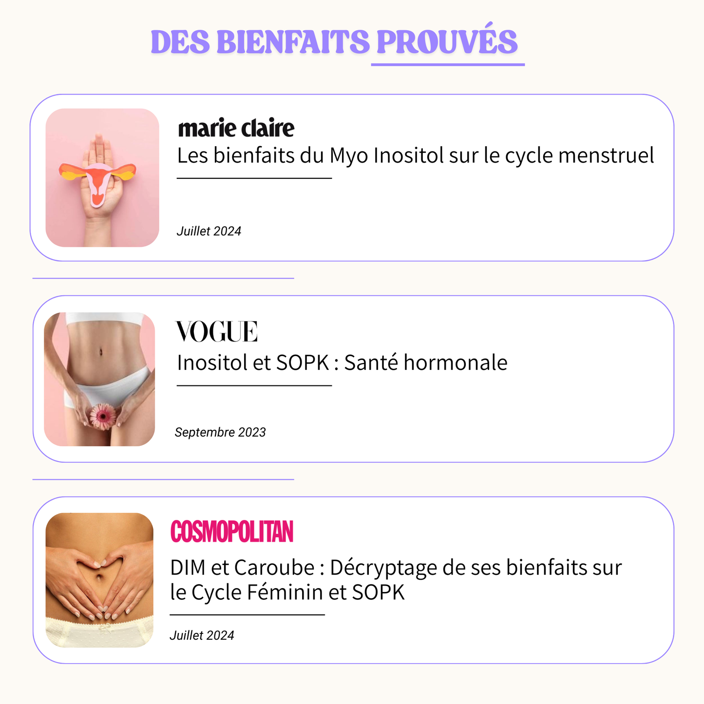 Judy Équilibre - Soutien naturel du cycle féminin